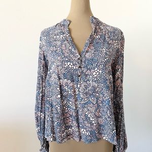 {Anthropologie} Maeve Colorful Top